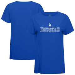 Los Angeles Dodgers Levelwear Women's Influx Journey T-Shirt Royal
