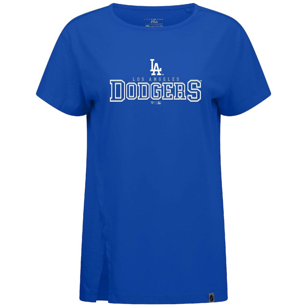 Los Angeles Dodgers Levelwear Women's Influx Journey T-Shirt Royal