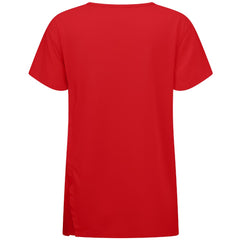 Cincinnati Reds Levelwear Women's Influx Banner Arch T-Shirt Red