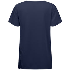 Milwaukee Brewers Levelwear Women's Influx Banner Arch T-Shirt Navy