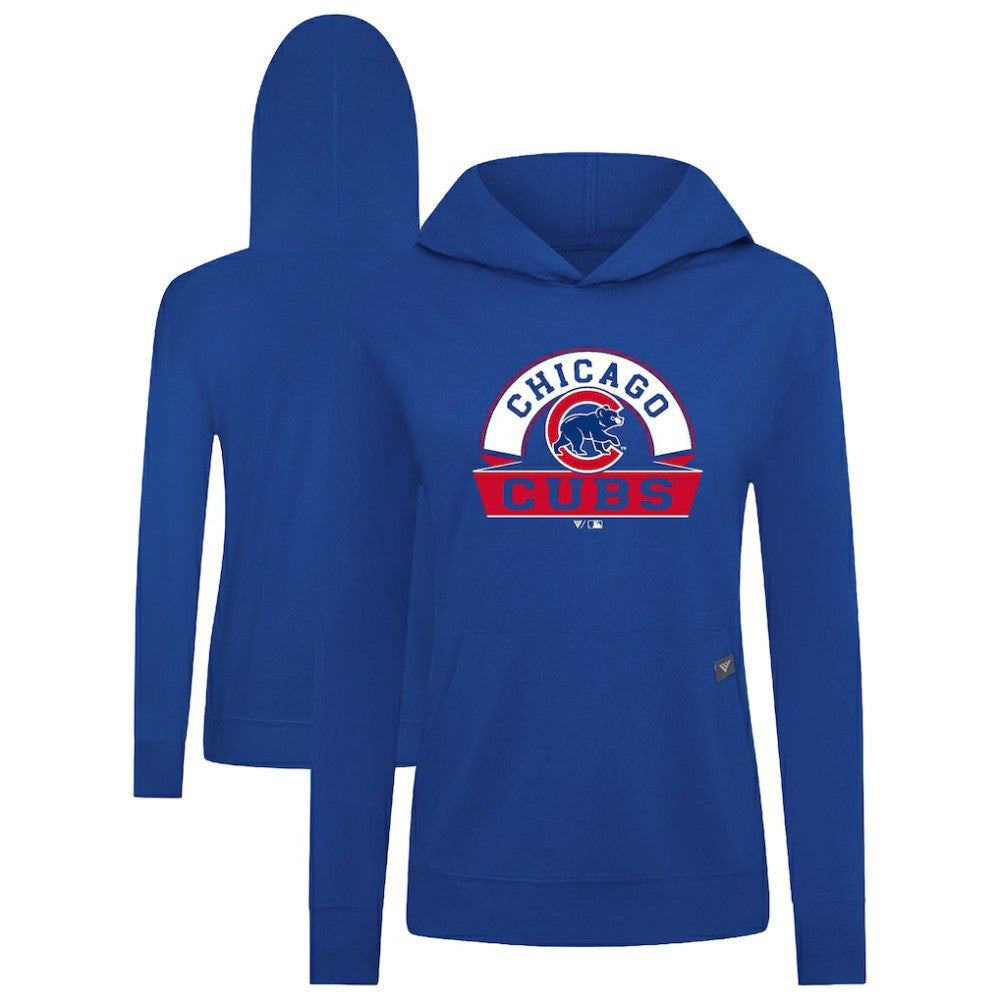 Chicago Cubs Levelwear Women's Relay Banner Arch Long Sleeve T-Shirt Hoodie Royal
