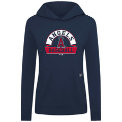 Los Angeles Angels Levelwear Women's Relay Banner Arch Long Sleeve T-Shirt Hoodie Navy