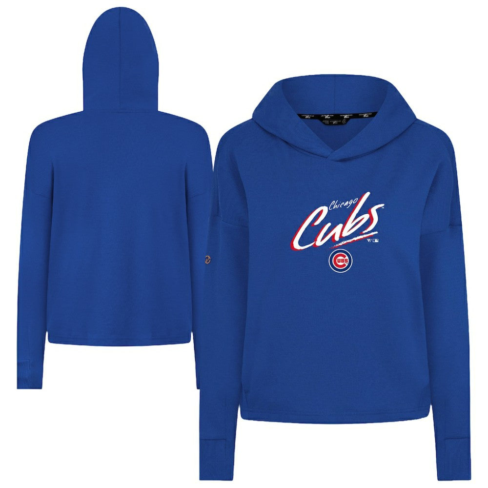 Chicago Cubs Levelwear Women's Sweet Sizzle Tri-Blend Hoodie Royal