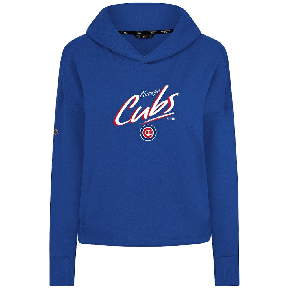 Chicago Cubs Levelwear Women's Sweet Sizzle Tri-Blend Hoodie Royal