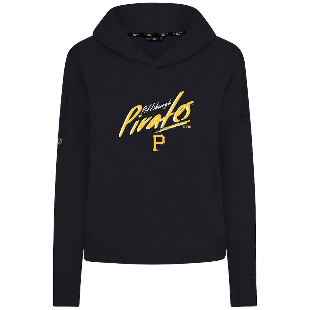 Pittsburgh Pirates Levelwear Women's Sweet Sizzle Tri-Blend Hoodie Black