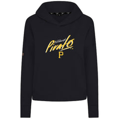 Pittsburgh Pirates Levelwear Women's Sweet Sizzle Tri-Blend Hoodie Black