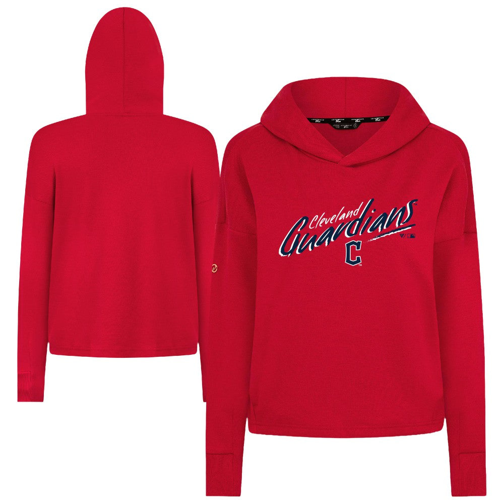 Cleveland Guardians Levelwear Women's Sweet Sizzle Tri-Blend Hoodie Red