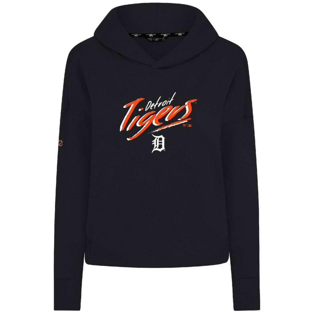 Detroit Tigers Levelwear Women's Sweet Sizzle Tri-Blend Hoodie Black