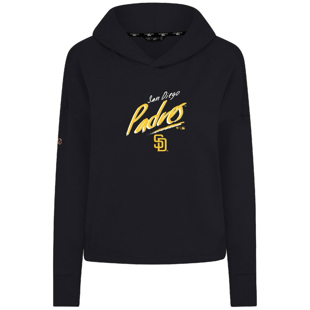 San Diego Padres Levelwear Women's Sweet Sizzle Tri-Blend Hoodie Black