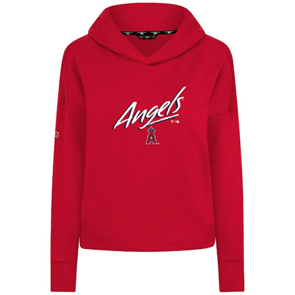 Los Angeles Angels Levelwear Women's Sweet Sizzle Tri-Blend Hoodie Red