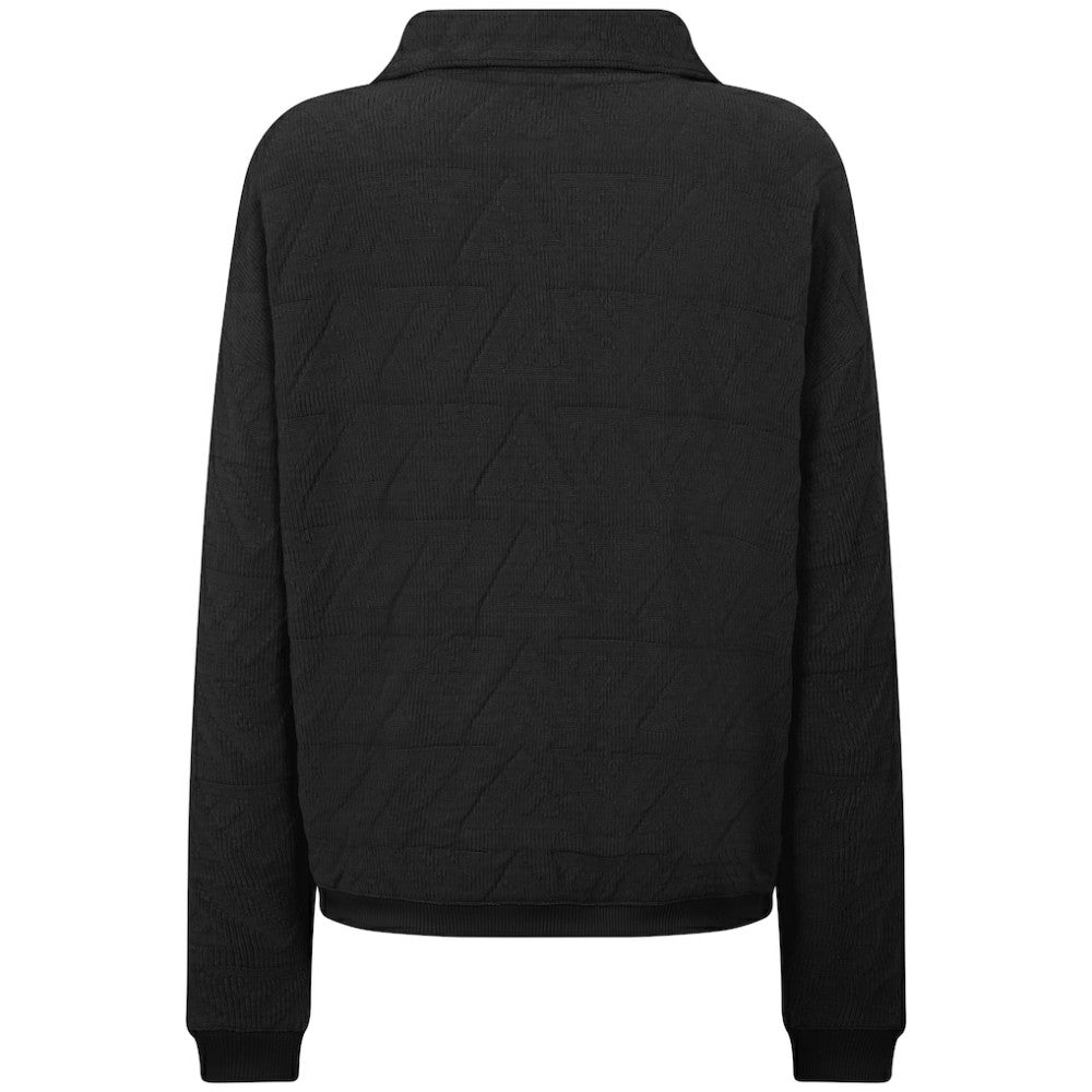Los Angeles Dodgers Levelwear Women's Camden Insignia 2.0 Quarter-Zip Top Black