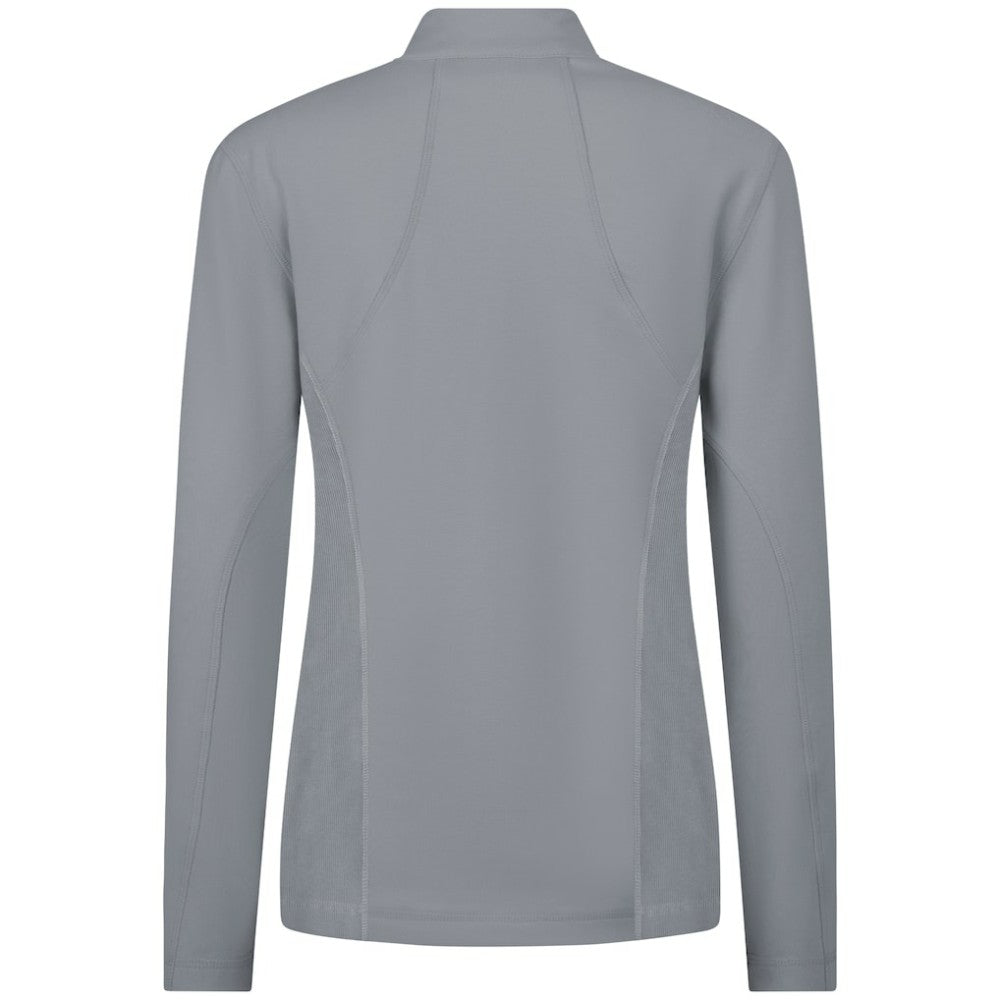 San Diego Padres Levelwear Women's Upright Insignia 2.0 Quarter-Zip Tri-Blend Top Gray