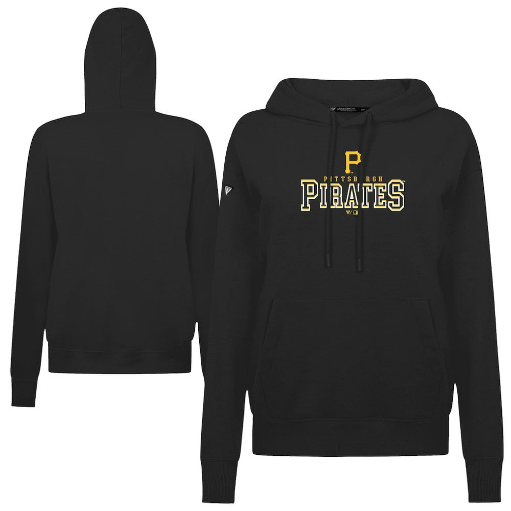 Pittsburgh Pirates Levelwear Women's Adorn Journey Hoodie Black