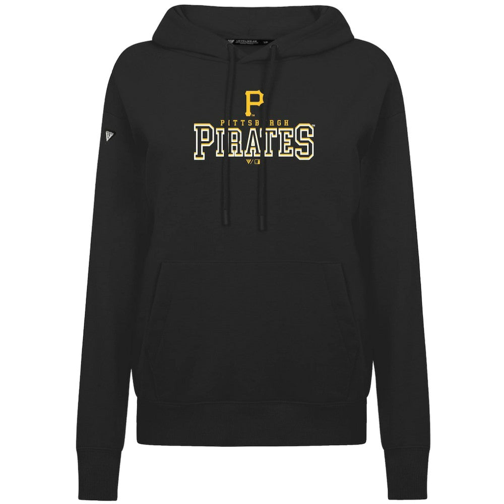 Pittsburgh Pirates Levelwear Women's Adorn Journey Hoodie Black
