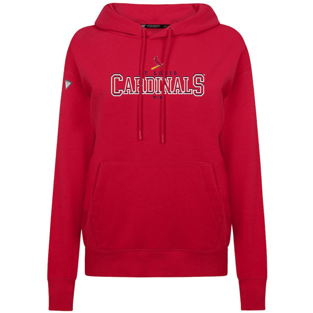 St. Louis Cardinals Levelwear Women's Adorn Journey Hoodie Red