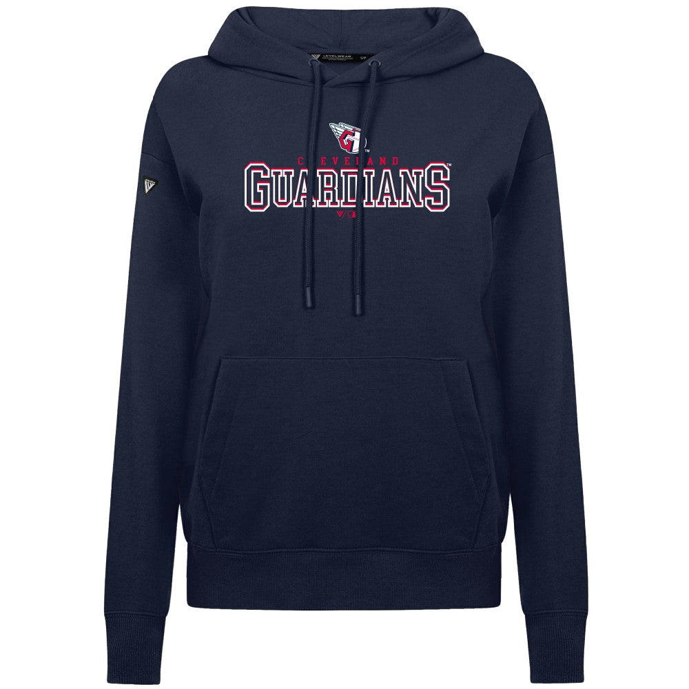Cleveland Guardians Levelwear Women's Adorn Journey Hoodie Navy