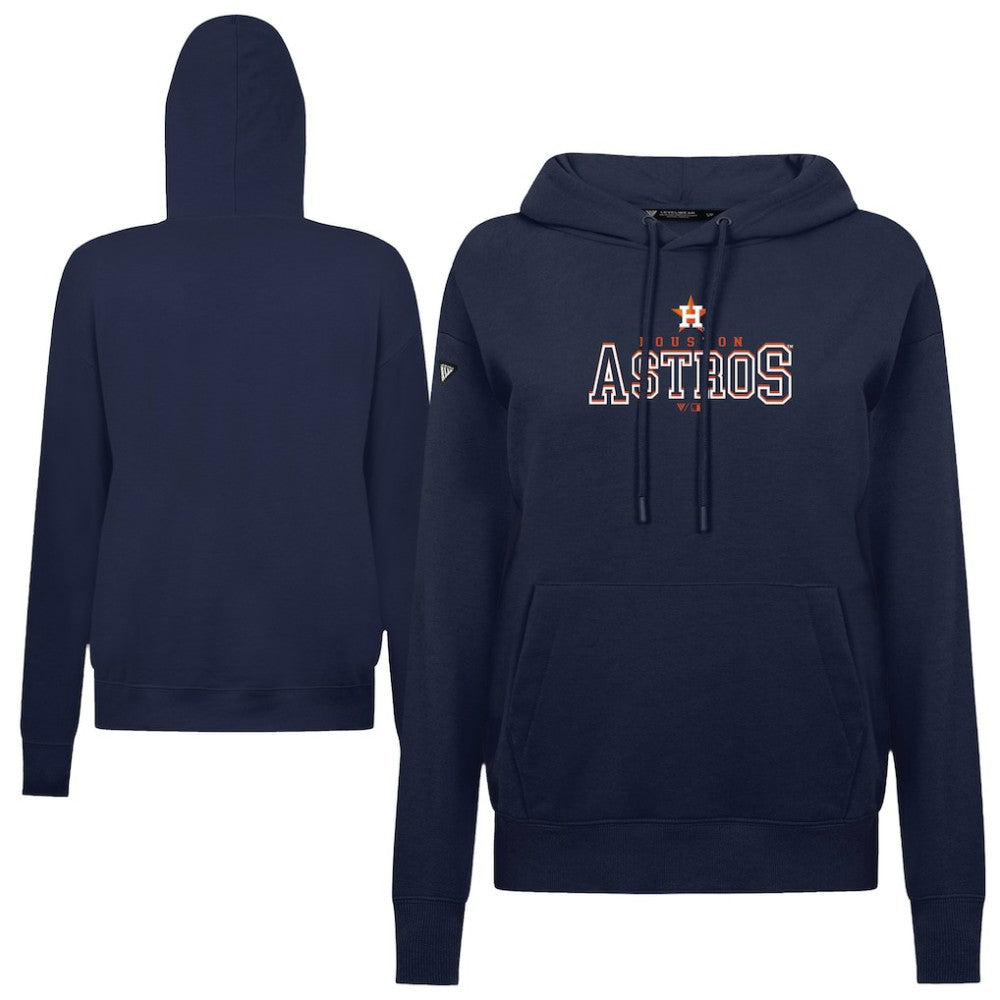 Houston Astros Levelwear Women's Adorn Journey Hoodie Navy