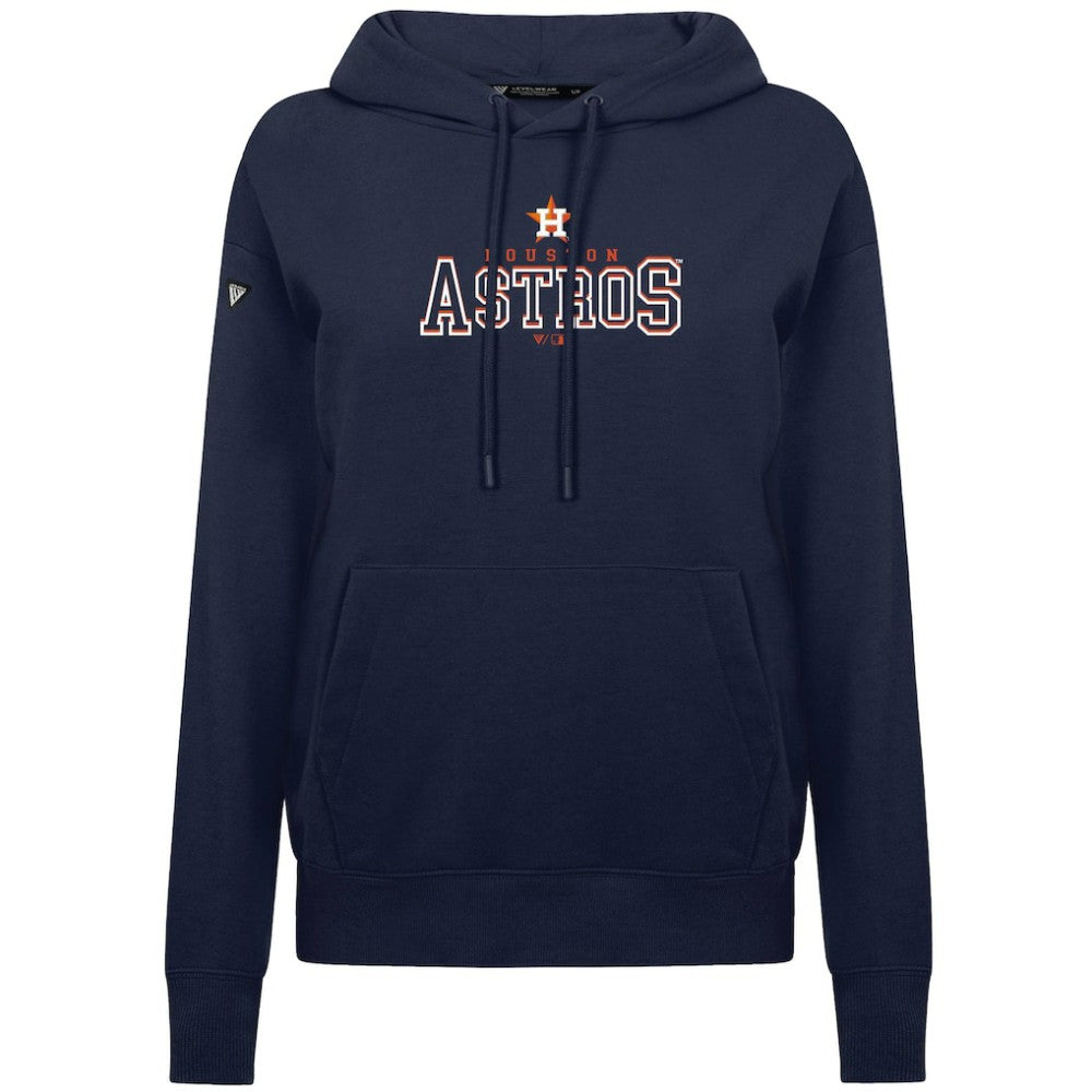 Houston Astros Levelwear Women's Adorn Journey Hoodie Navy