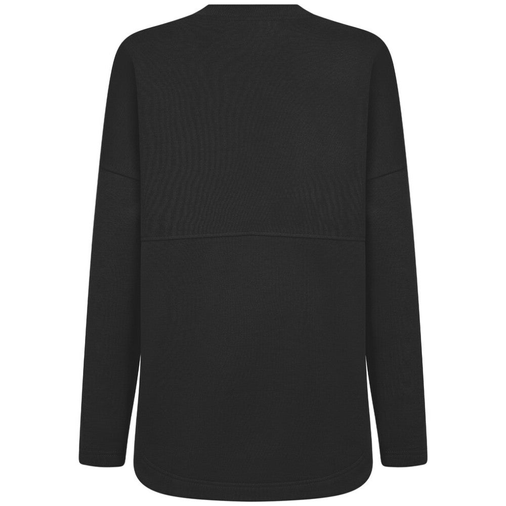 Pittsburgh Pirates Levelwear Women's Oversized Beaudry Sizzle Top Black