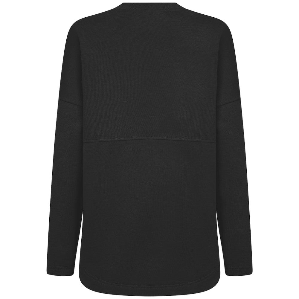 Boston Red Sox Levelwear Women's Oversized Beaudry Sizzle Top Black