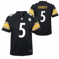 Jalen Ramsey Pittsburgh Steelers Youth Team Game Jersey - Black