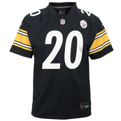 Kaleb Johnson Pittsburgh Steelers Youth Team Game Jersey - Black