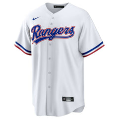 Ezequiel Duran Texas Rangers  Youth Home Replica Jersey White | Nike