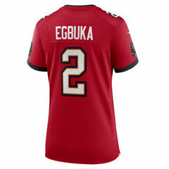 Emeka Egbuka Tampa Bay Buccaneers Women's Team Game Jersey - Red