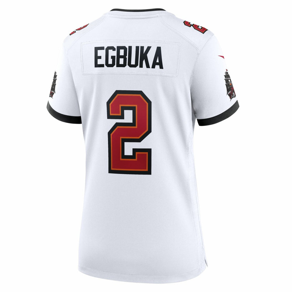 Emeka Egbuka Tampa Bay Buccaneers Women's Game Jersey - White