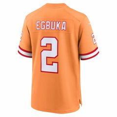 Emeka Egbuka Tampa Bay Buccaneers Alternate 2 Game Jersey - Creamsicle