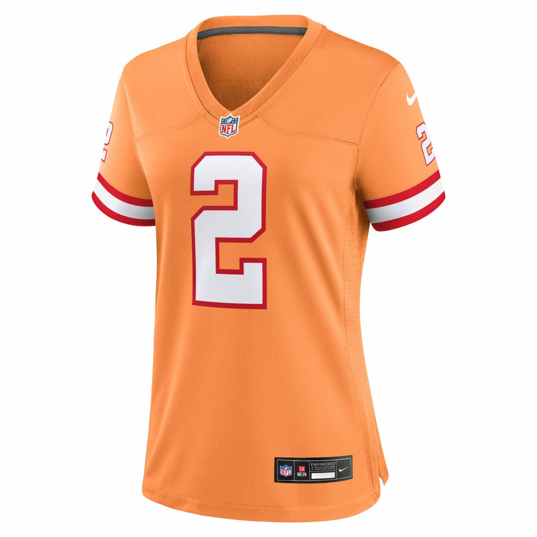 Emeka Egbuka Tampa Bay Buccaneers Women's Alternate 2 Game Jersey - Creamsicle