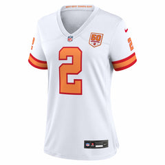 Emeka Egbuka '76 Tampa Bay Buccaneers Women's Alternate 50th Season Game Jersey - White