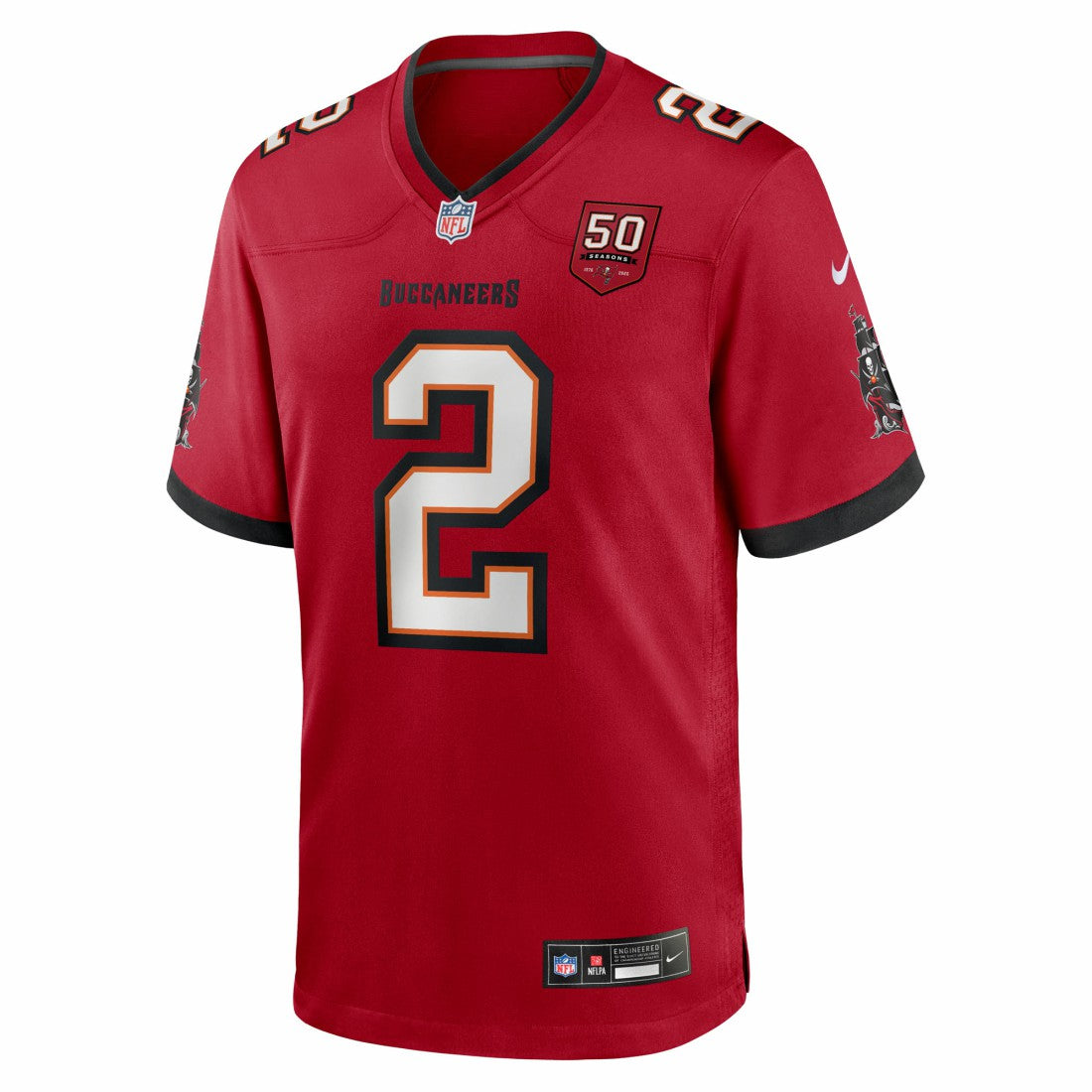 Emeka Egbuka Tampa Bay Buccaneers Team 50th Season Game Jersey - Red