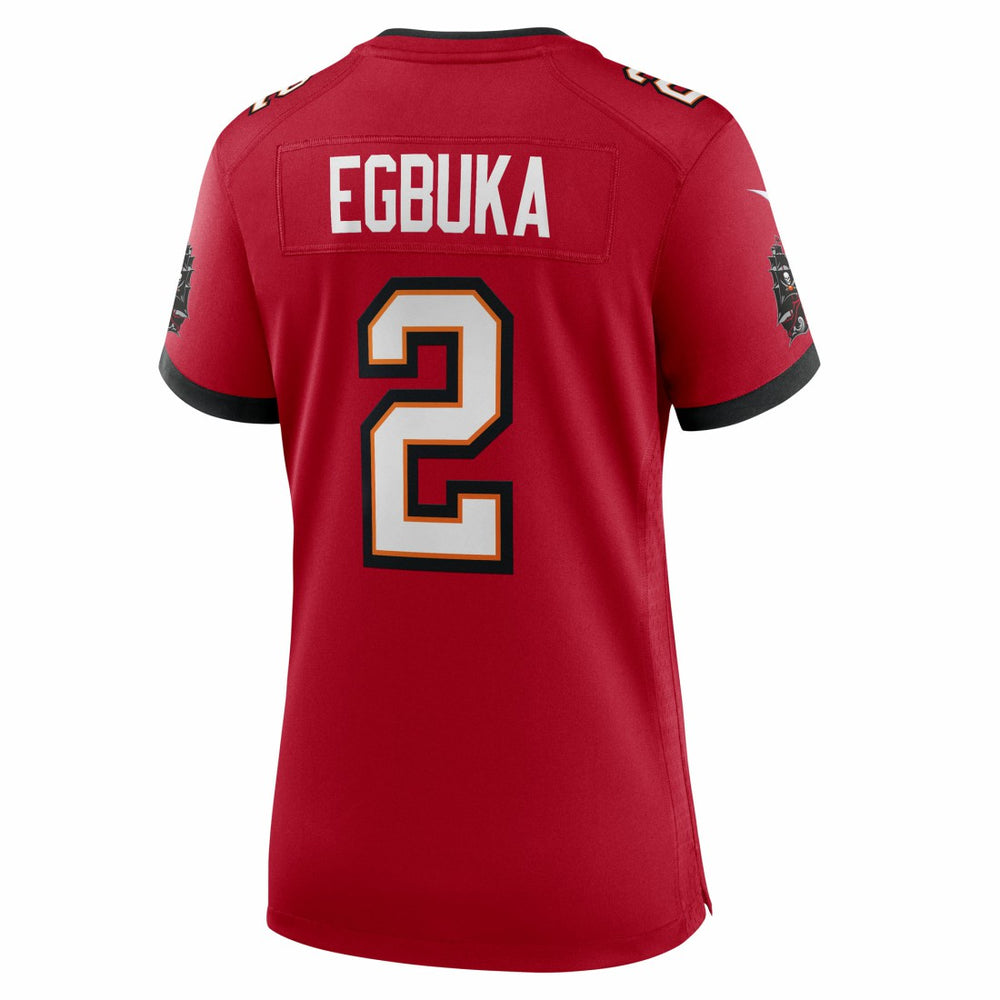 Emeka Egbuka Tampa Bay Buccaneers Women's Team 50th Season Game Jersey - Red