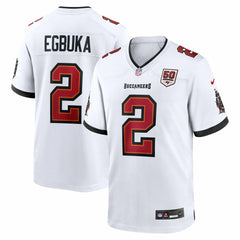 Emeka Egbuka Tampa Bay Buccaneers 50th Season Game Jersey - White