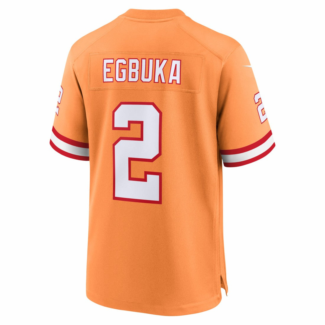 Emeka Egbuka Tampa Bay Buccaneers Alternate 2 50th Season Game Jersey - Creamsicle