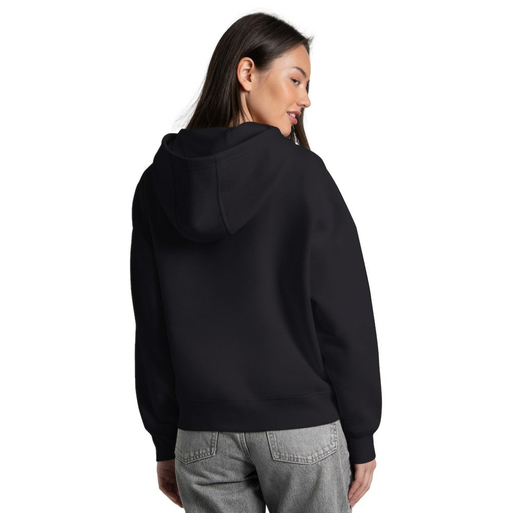 Boston Bruins Starter Women's Rhinestone Relaxed Hoodie Black