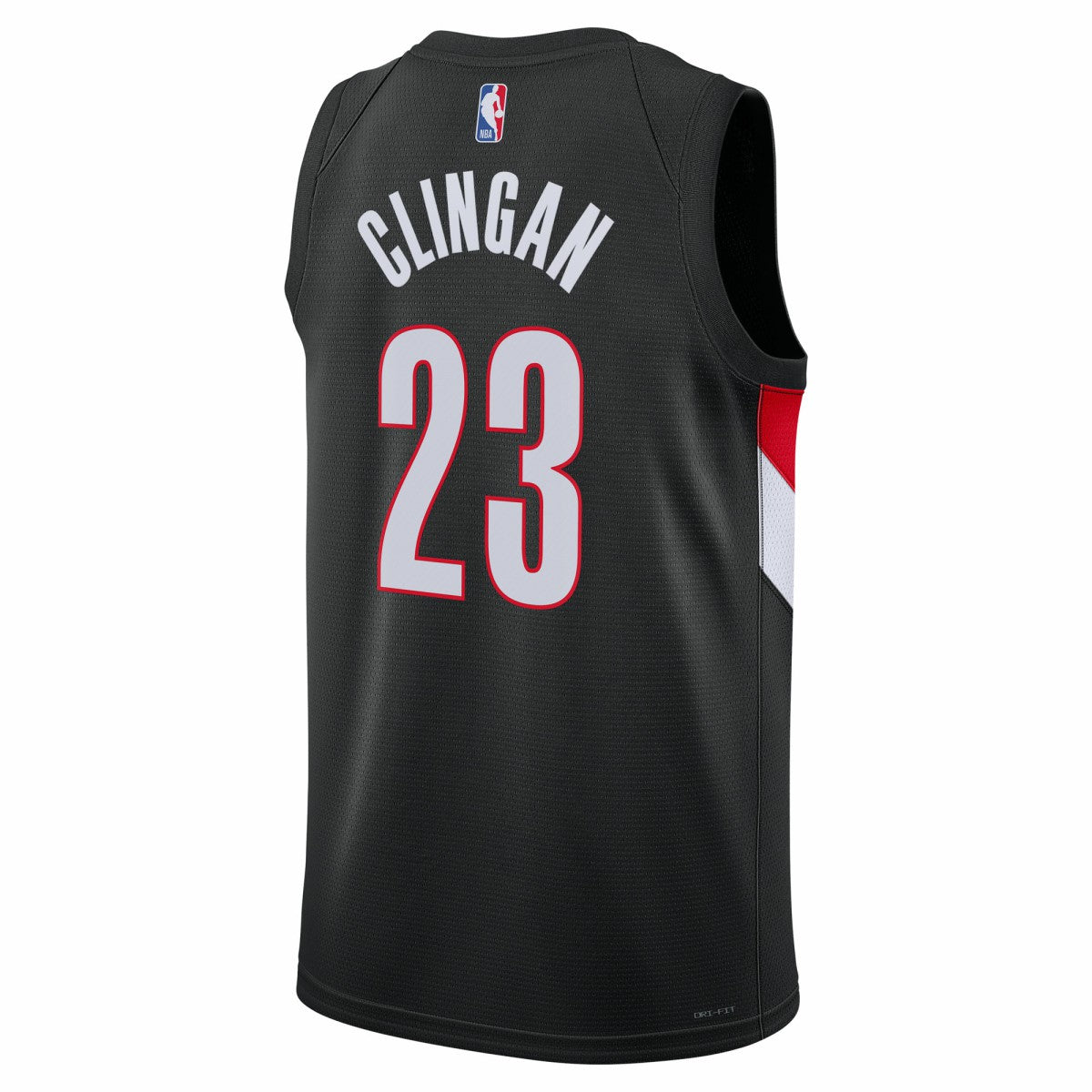 Donovan Clingan Portland Trail Blazers Unisex Swingman Jersey - Icon Edition - Black