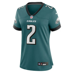 Jahan Dotson Philadelphia Eagles Women's Team Game Jersey - Midnight Green