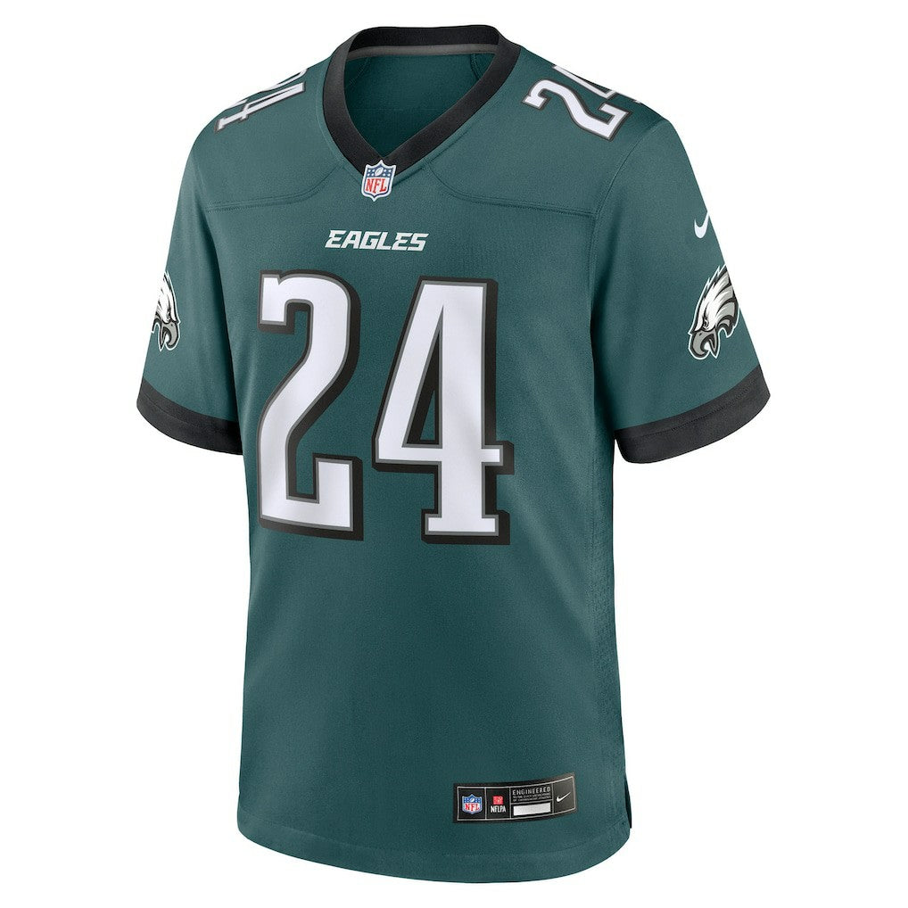 Andrew Mukuba Philadelphia Eagles Team Game Jersey - Midnight Green