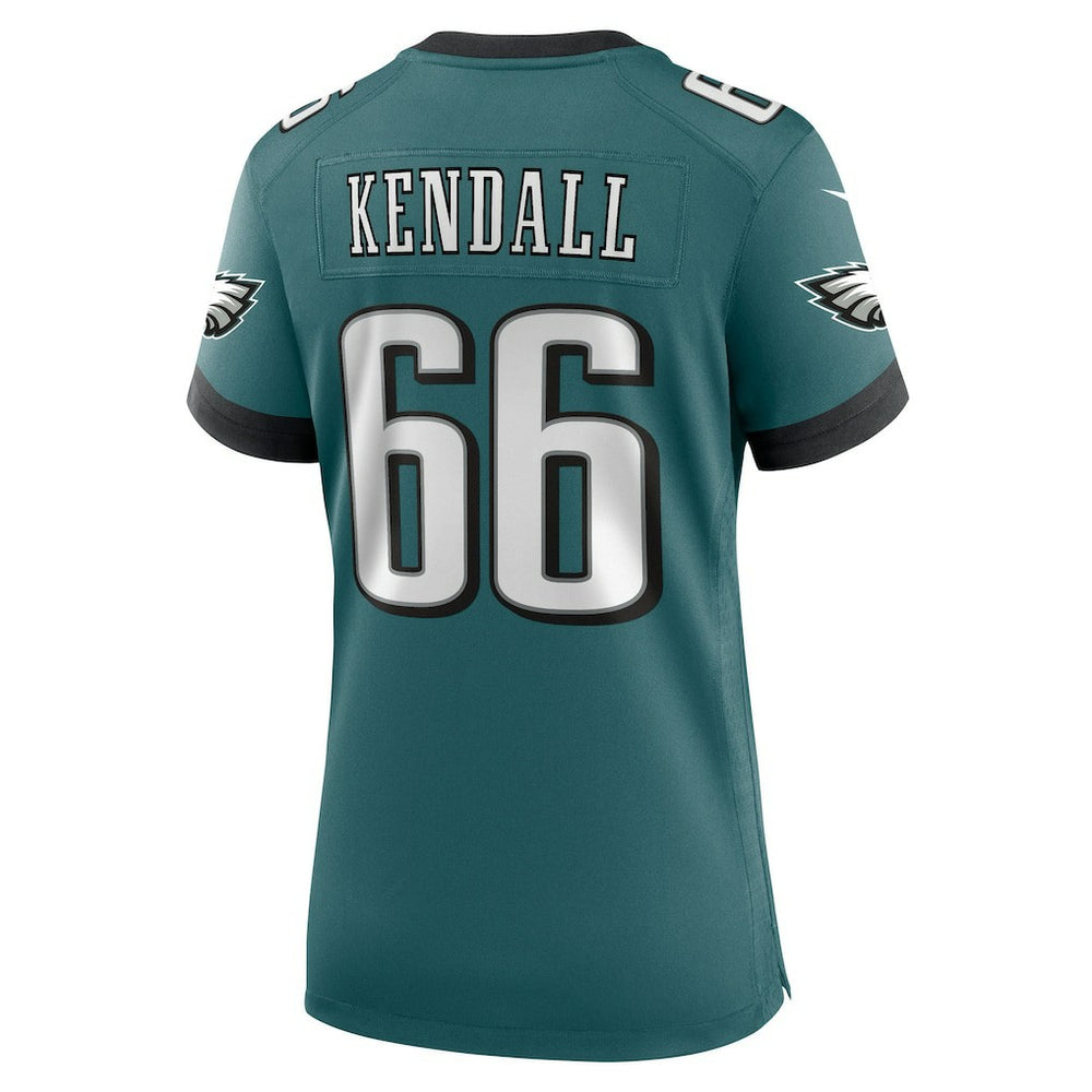 Drew Kendall Philadelphia Eagles Women's Team Game Jersey - Midnight Green