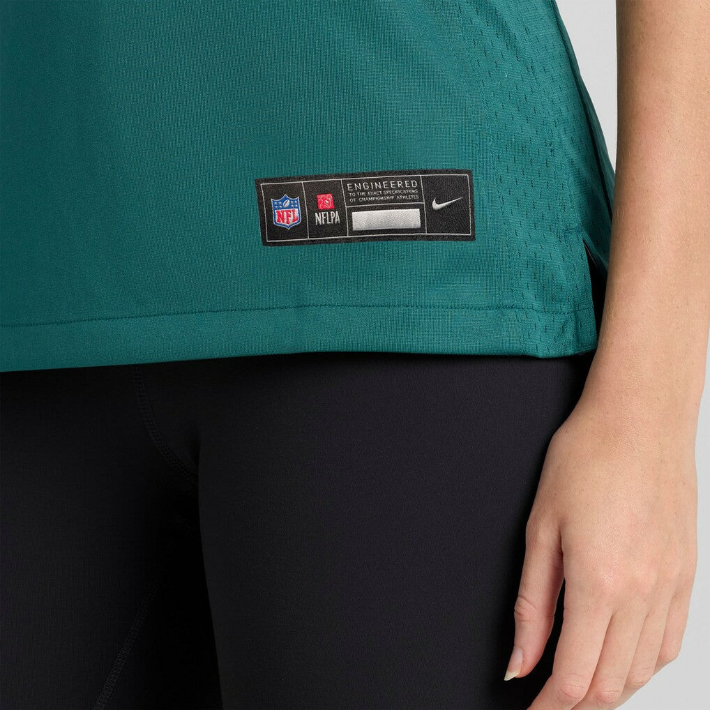Drew Kendall Philadelphia Eagles Women's Team Game Jersey - Midnight Green