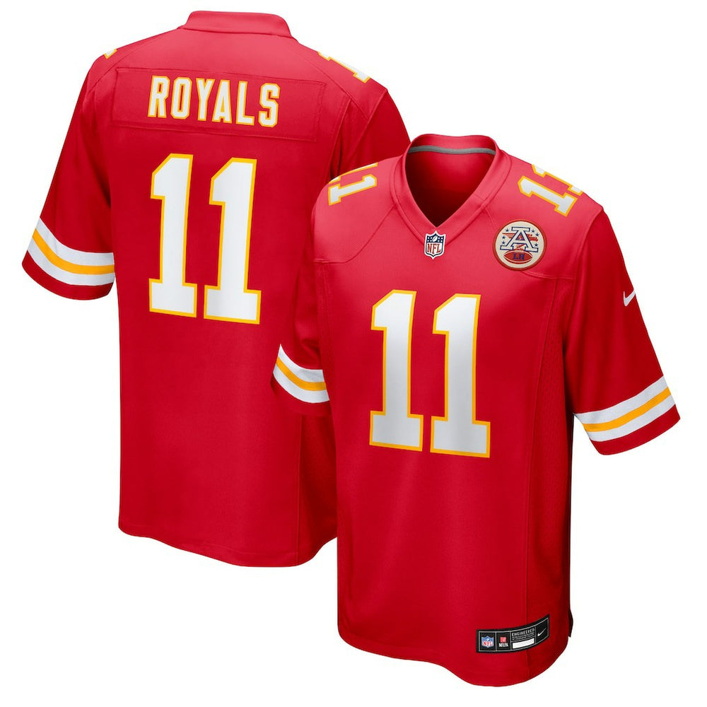 Jalen Royals Kansas City Chiefs Team Game Jersey - Red