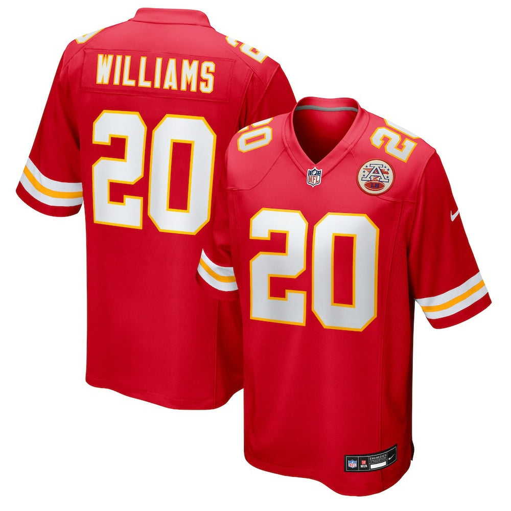 Nohl Williams Kansas City Chiefs Team Game Jersey - Red