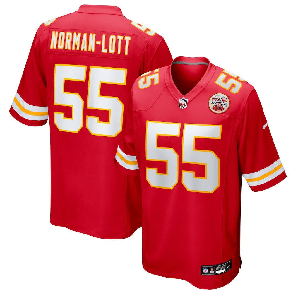 Omarr Norman-Lott Kansas City Chiefs Team Game Jersey - Red