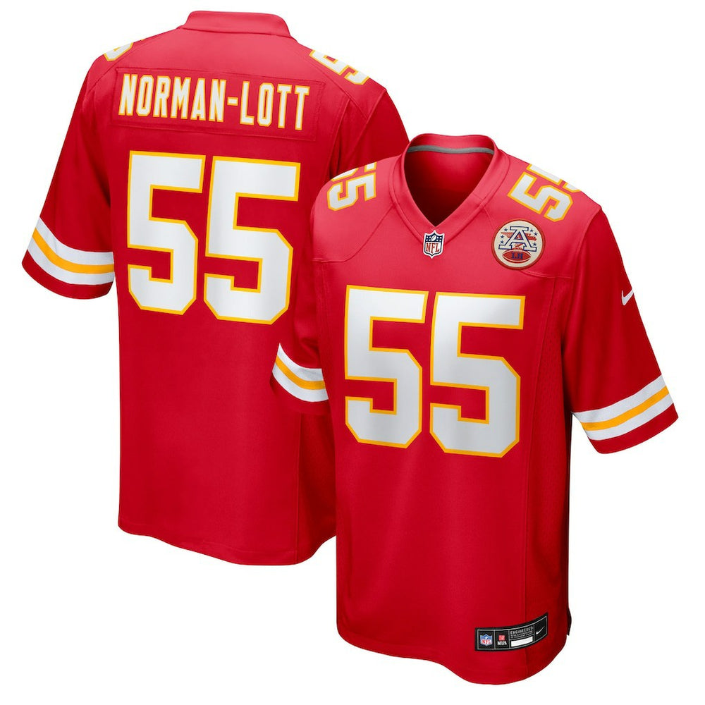 Omarr Norman-Lott Kansas City Chiefs Team Game Jersey - Red