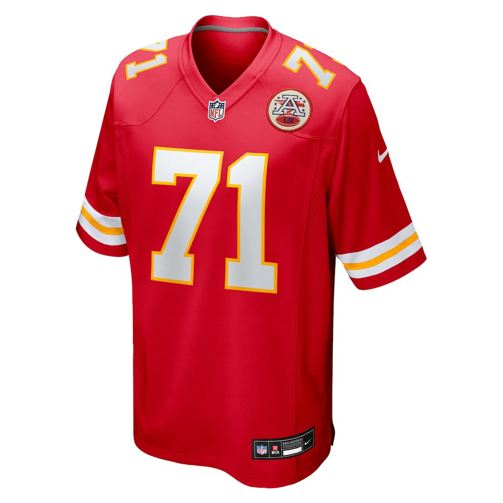 Josh Simmons Kansas City Chiefs Team Game Jersey - Red