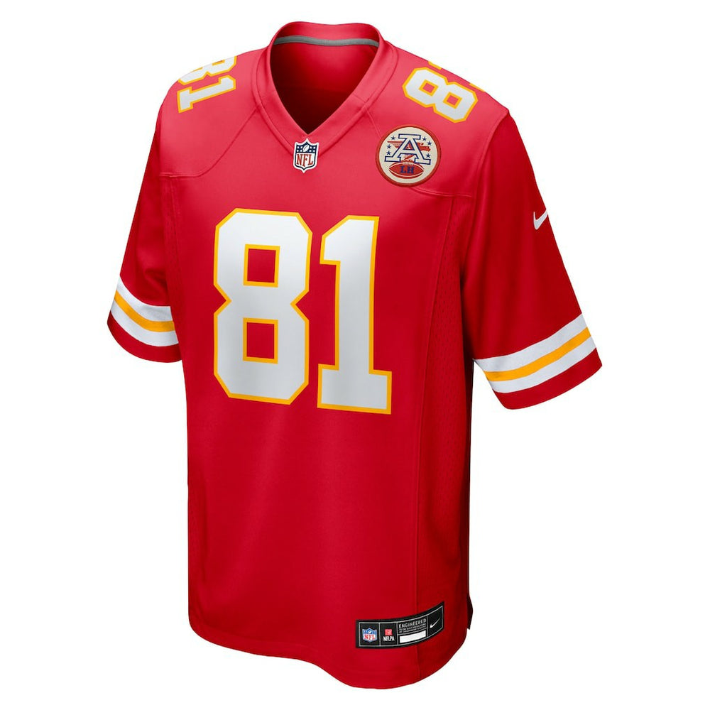 Nikko Remigio Kansas City Chiefs Team Game Jersey - Red