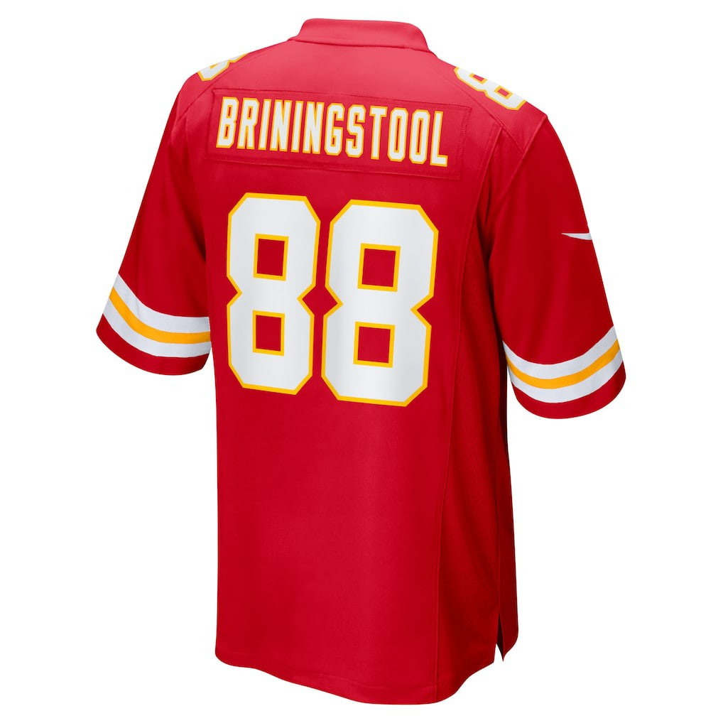 Jake Briningstool Kansas City Chiefs Team Game Jersey - Red