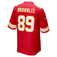 Jason Brownlee Kansas City Chiefs Team Game Jersey - Red